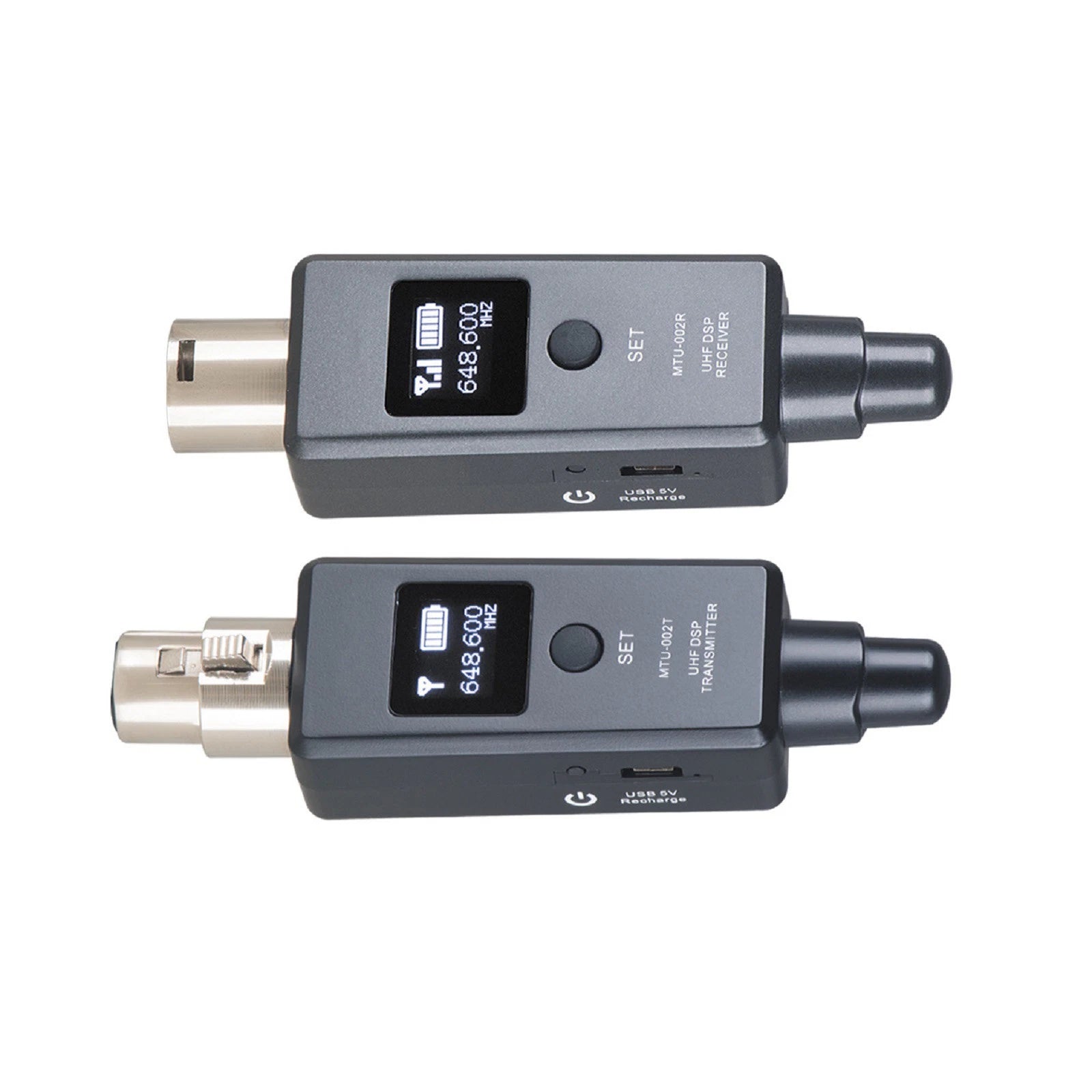 U3 Wireless Mic System Transmitter Receiver Microphone Adapter For