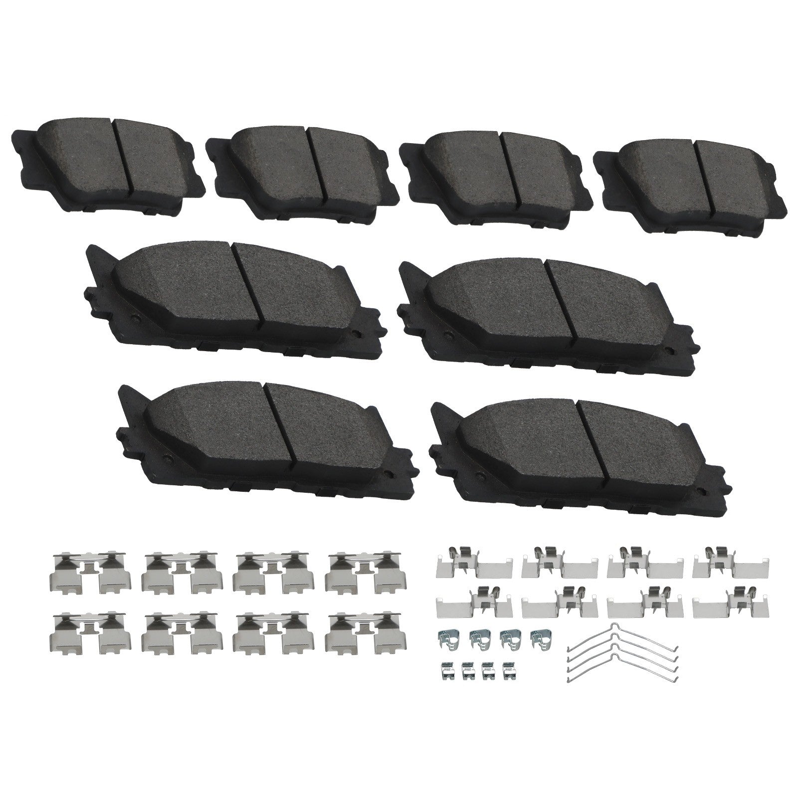 8x Front Rear Ceramic Brake Pads Kit for Lexus ES300h 2013-2018/ES350