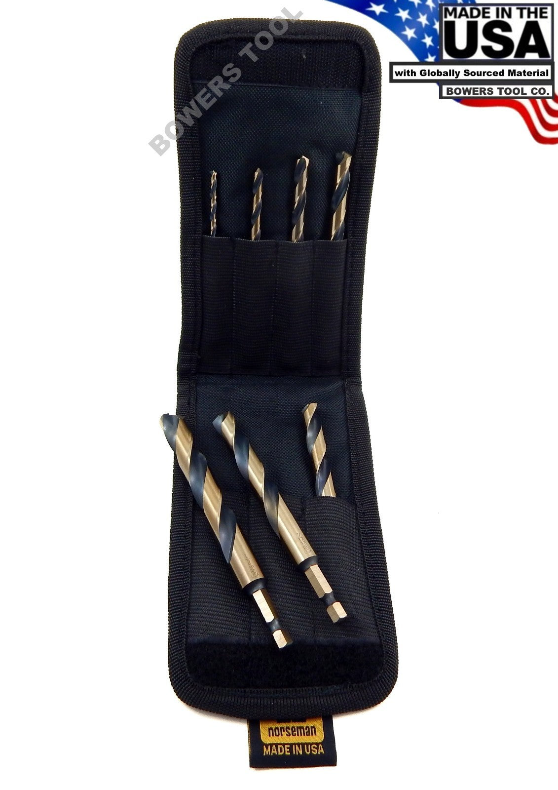Norseman 7pc HI-Molybdenum M7 Quick Release Drill Bit Set