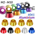 Anodised Aluminium Cone Washers M2 - M10