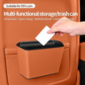 Car Trash Can And Storage Bin With Umbrella Holder For Efficient