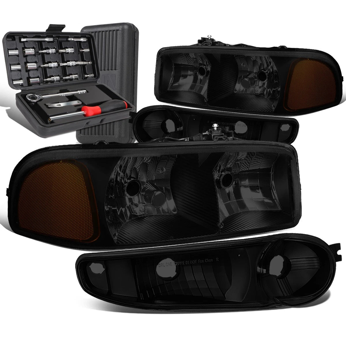 For 2001-2007 Gmc Sierra/yukon Tinted Amber Side | Built Supply Co