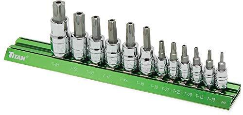 Titan 12-Piece Tamper-Resistant Torx Bit Set by Titan