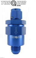An -6 (an6 ) Blue Anodised Female to Male Billet Aluminium One Way /