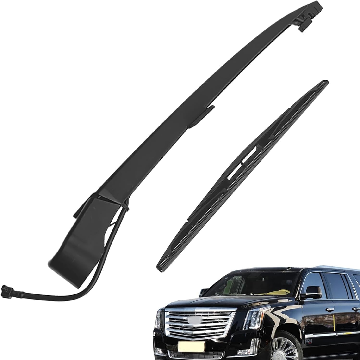 15277756 Rear Window Wiper Arm Blade Set Replacement for Cadillac