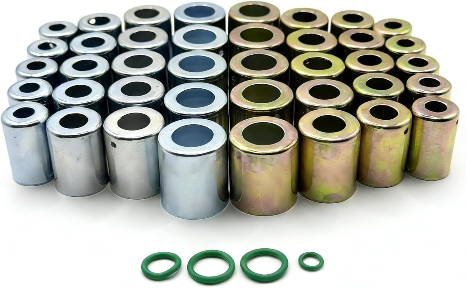 40PCS Hose Ferrule Set - Reducer Ferrules with Color Coding by Unbranded