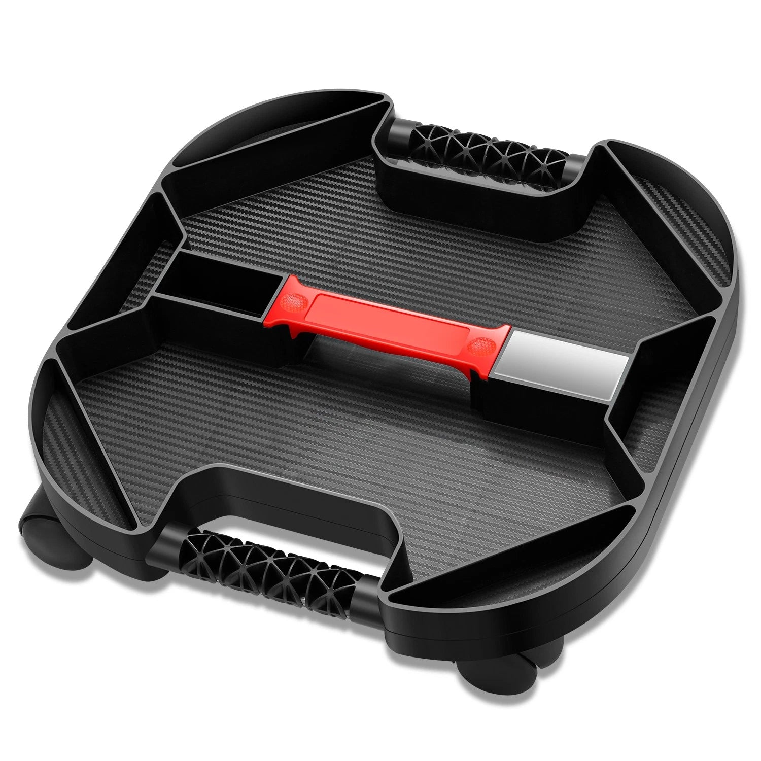 15.5" X 15.5" 30lbs Capacity Universal Rolling Caddy Tray Kit Moving