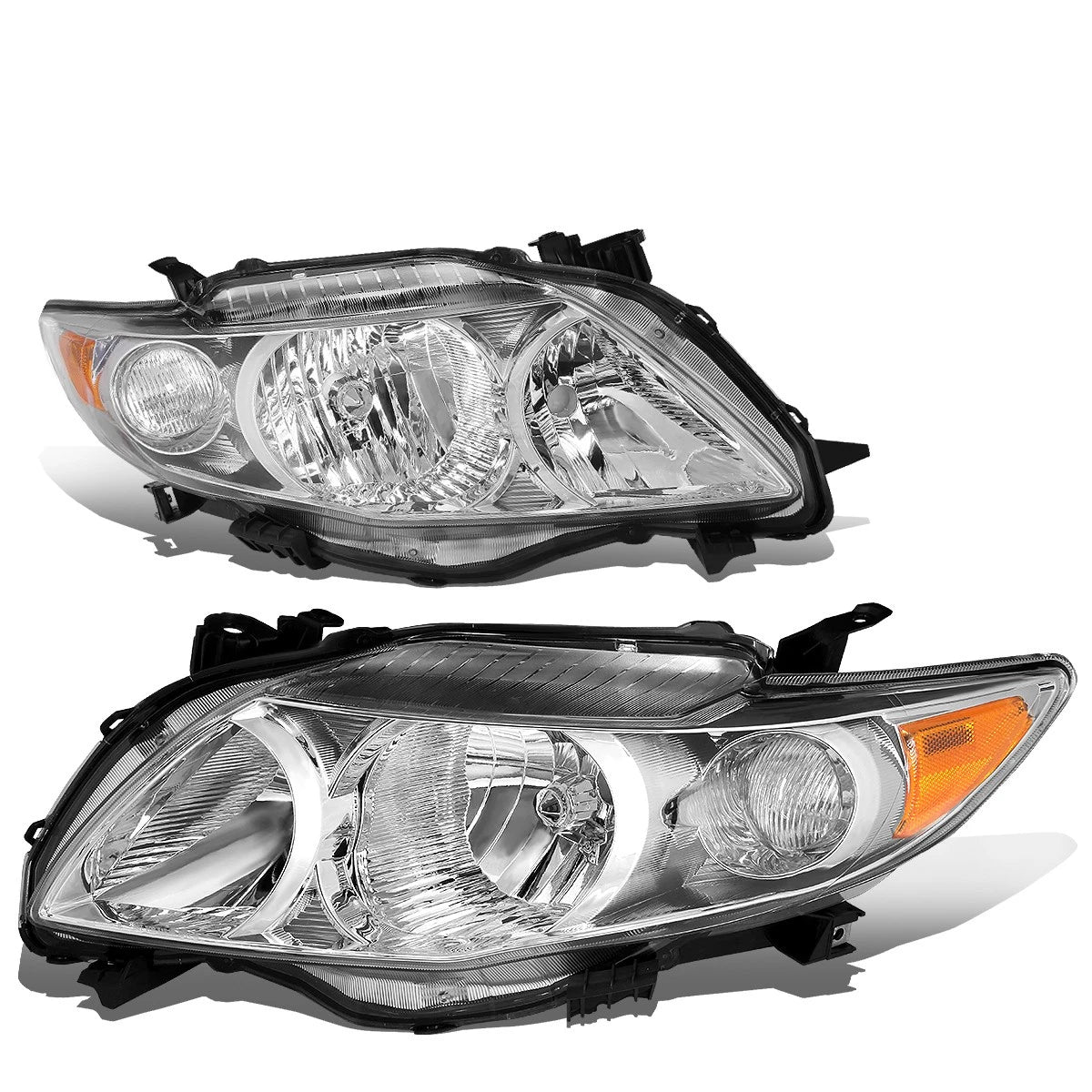 Fit 2009-2010 Toyota Corolla Pair Chrome Housing | Built Supply Co