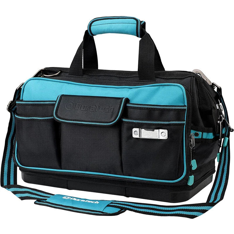 Duratech Wide Mouth Tool Bag 17-in Large Storage 32 Pocket Bag