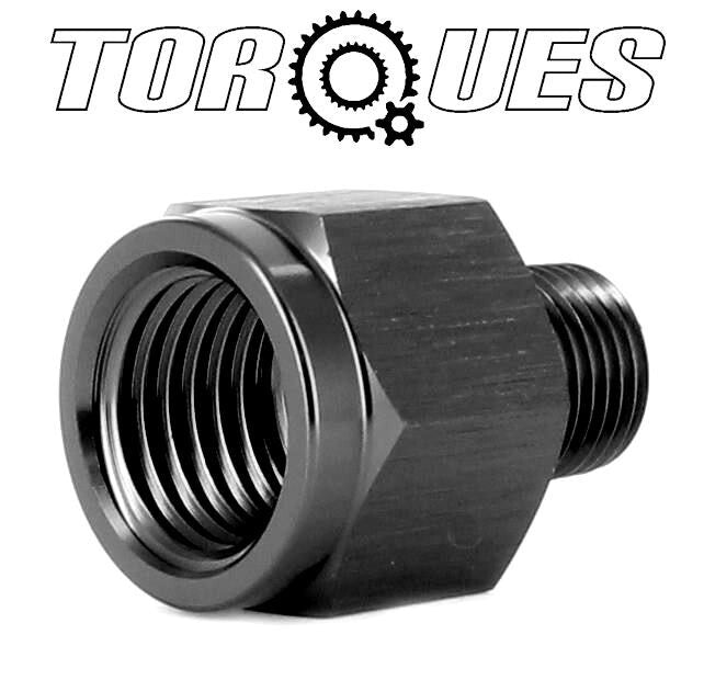 1/8 NPT Male to 1/4 NPT Female Reducer Adapter Black by Unbranded