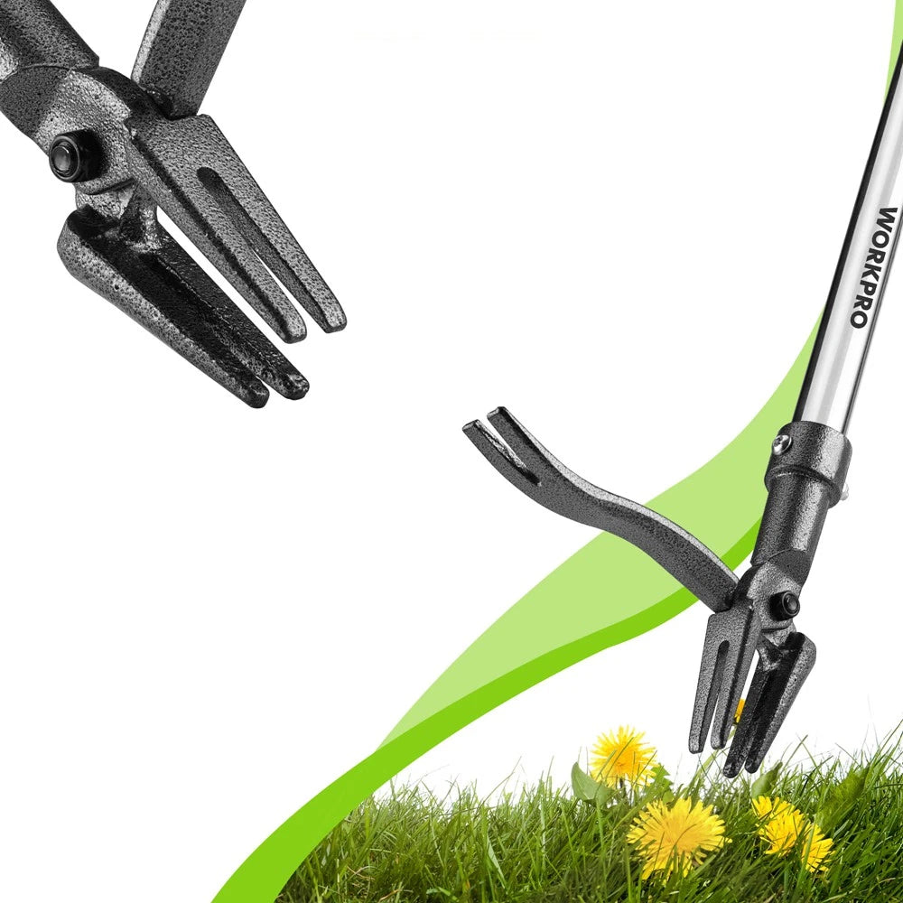 Workpro 44" Stand Up Weeder Puller W/long Handle 4 | Built Supply Co