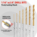 WORKPRO 9-Piece Hex Shank Drill Bit Set by WORKPRO