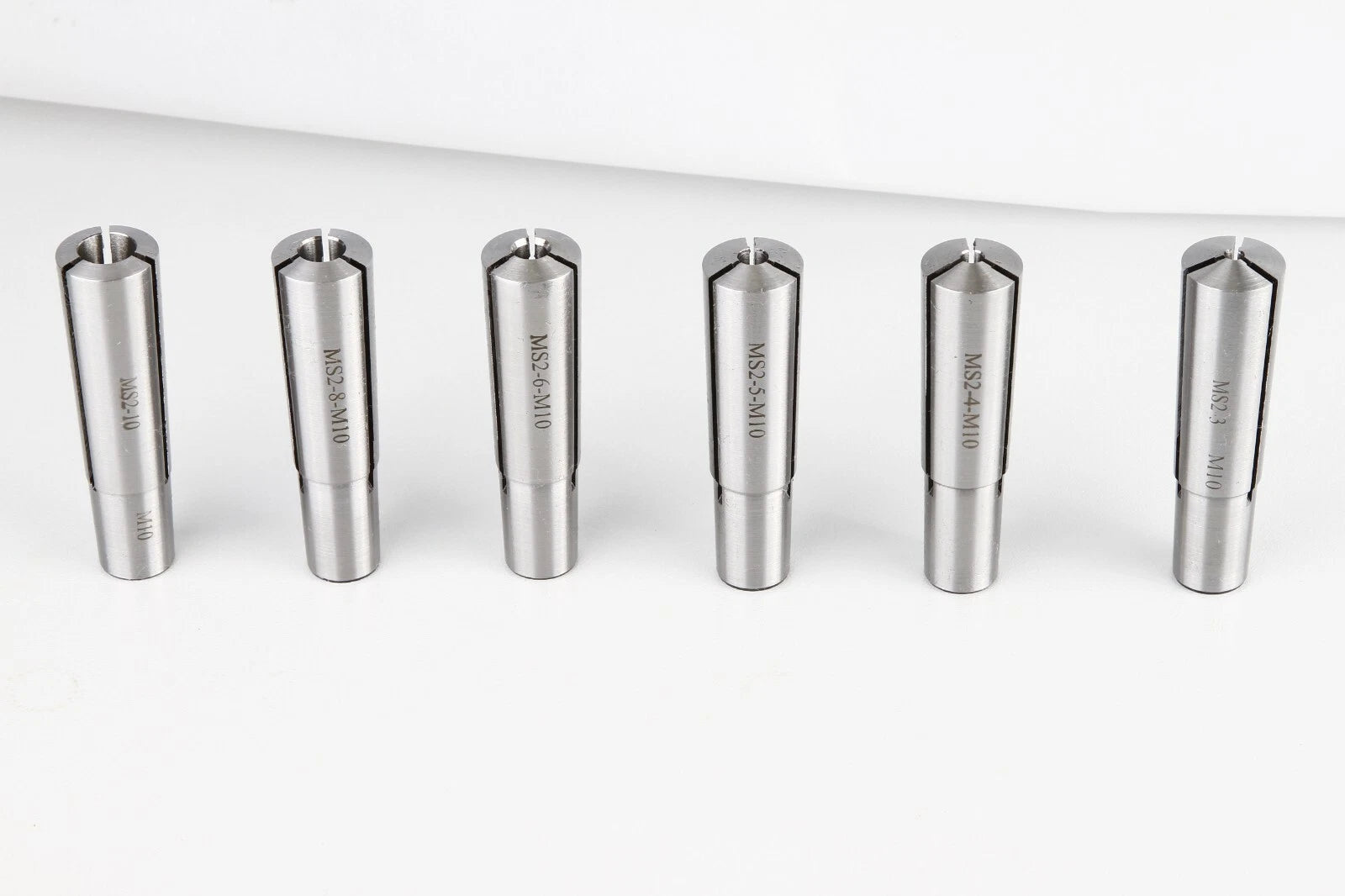 HIGH PRECISION 6PCS 3-10 MM MT2 COLLET TIR 0.0005" /10μm TTS TOOL HOLDER