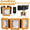 Everbrite 3000lm Led Rechargeable Work Light Folding Portable Work
