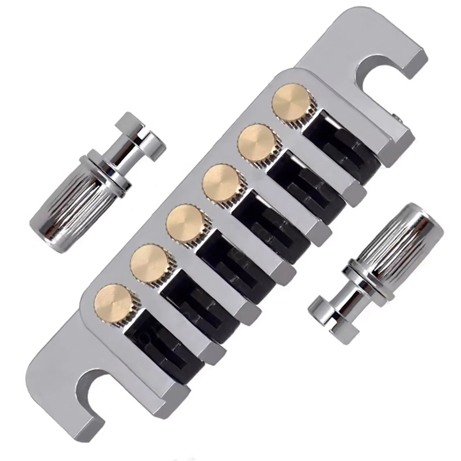 Alloy Guitar Tp-6 Bridge Stop Bar Vintage 70's Bridge Tailpiece For