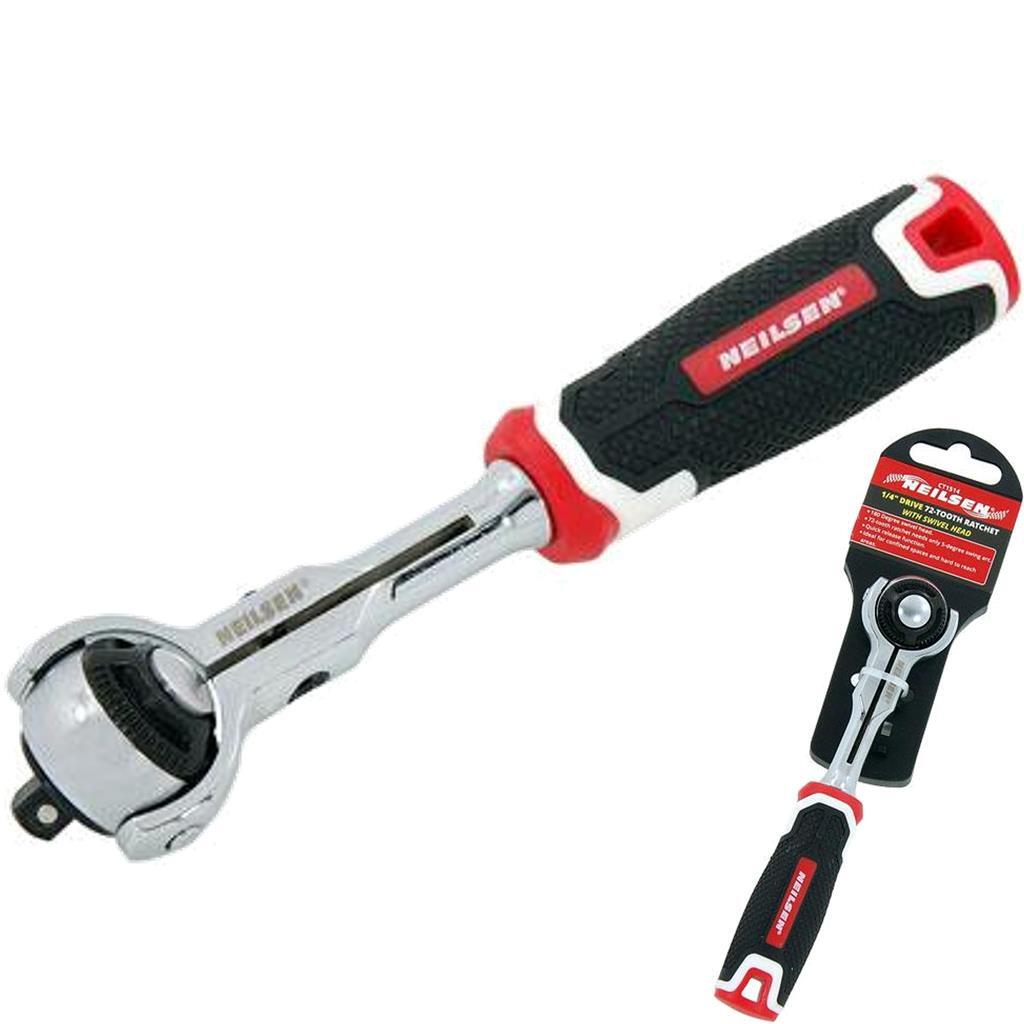 Neilsen Swivel Head Ratchet Handle Tool