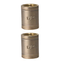 2 Pack XFITTING 1/2" FIP x 1/2" FIP Coupling, Female NP