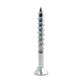 8ga # 8 X 2" Flat Head Square Drive Wood Screw, Type 17 Point, Zinc