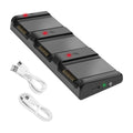3 Way Fast Battery Charger Usb Charging Hub Dock Station For Dji Air