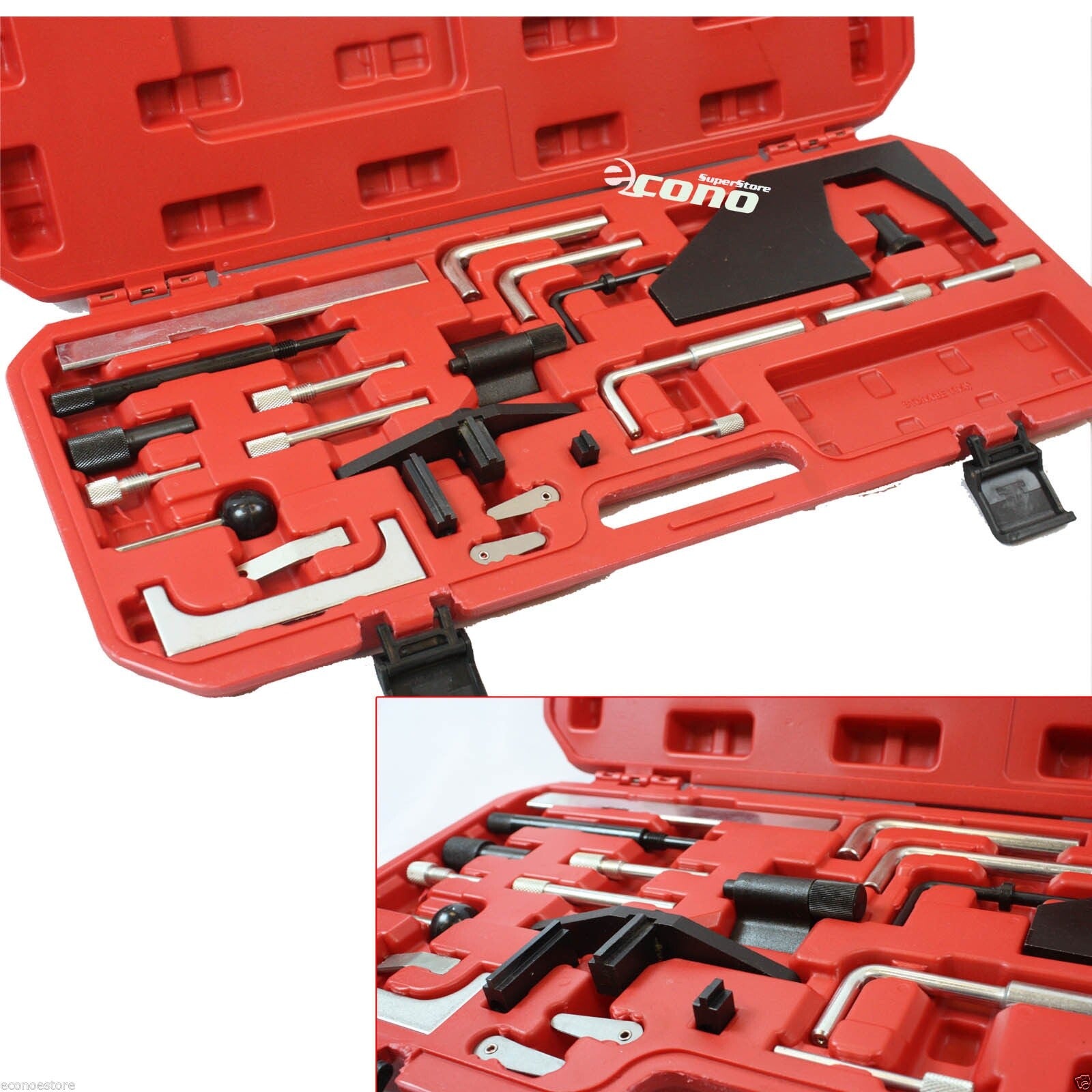 Adjustment Engine Timing Belt Tools Ford & Mazda Cam CrankShaft Fuel Pump Shaft