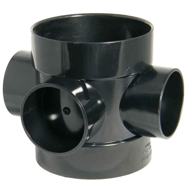 Soil & Vent Double Socket Short Boss Pipe 110mm