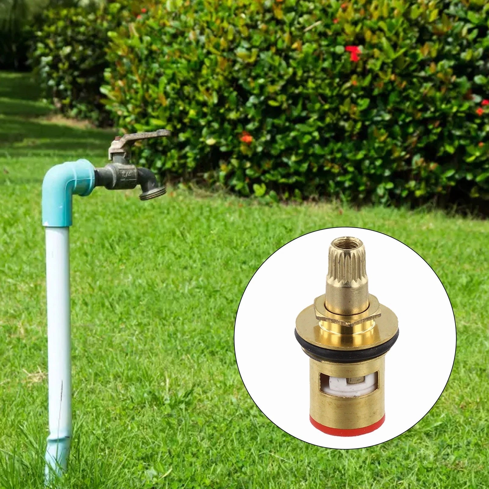 Single Valve Quick Opening Valve Water Tap Accessories Copper+ Iron