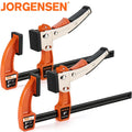 Jorgensen 8-inch Bar Clamp Set 2 Packs Bar Clamp Quick Release Gear 600 lbs Load