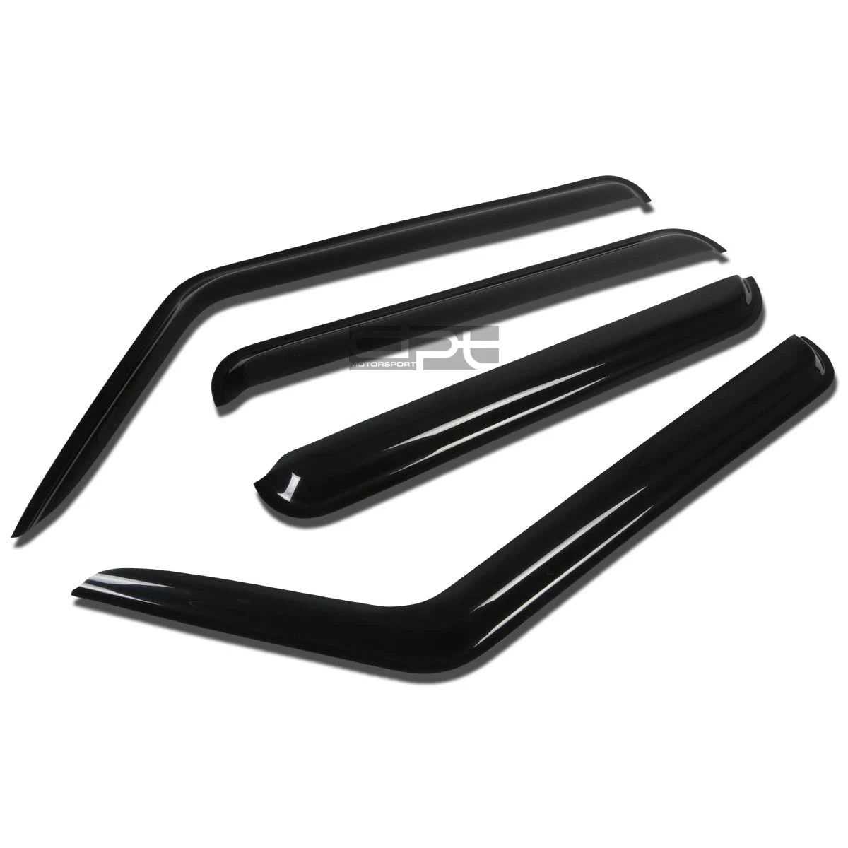 Fit 06-10 Commander Xk Smoke Tint Window Visor/wind Deflector Vent