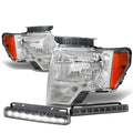 Chrome Housing Head+bumper Corner+smoked Led Fog | Built Supply Co