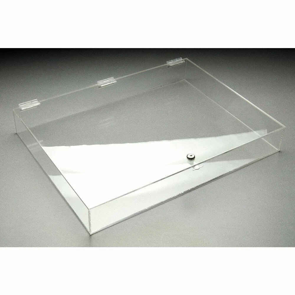 24" X 18" X 3" Clear Acrylic Display Case With 2 Locking Keys