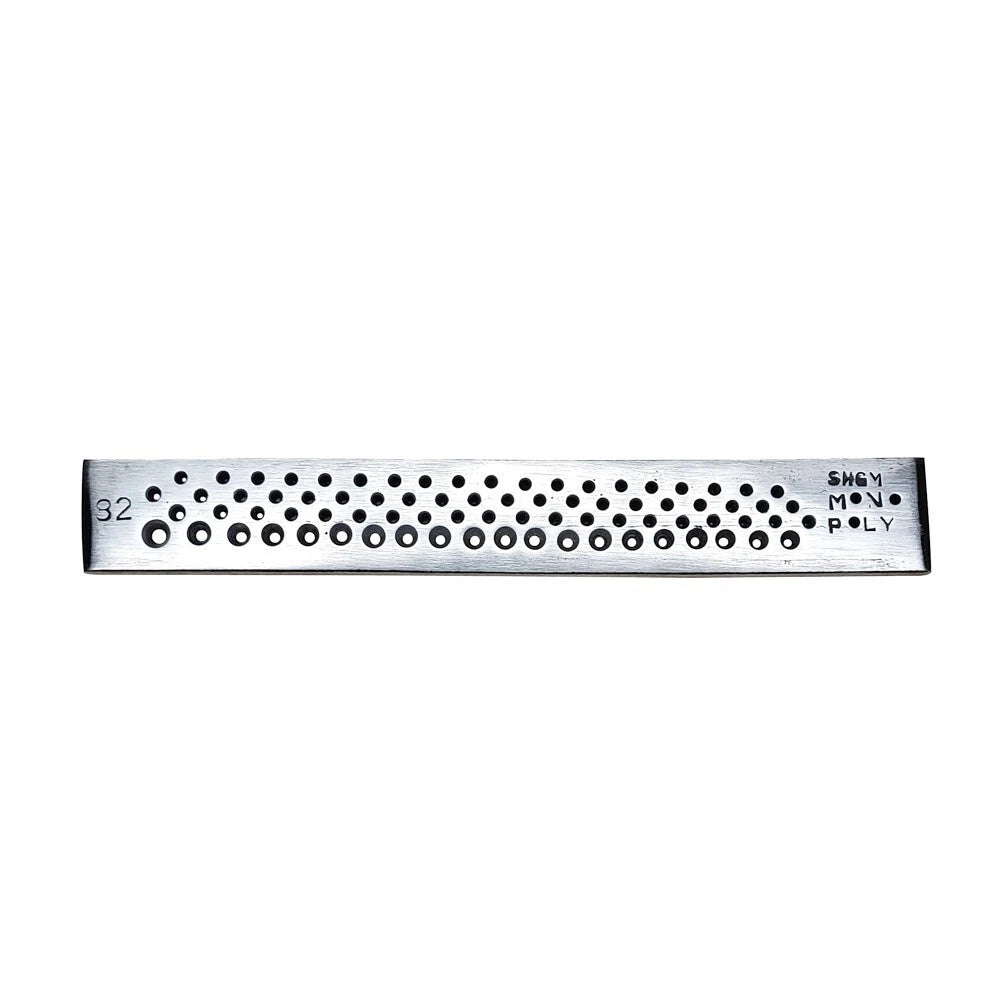 Draw Plate 82 Round Holes - Wire Drawplate Jewelry Craft Shaping Tool
