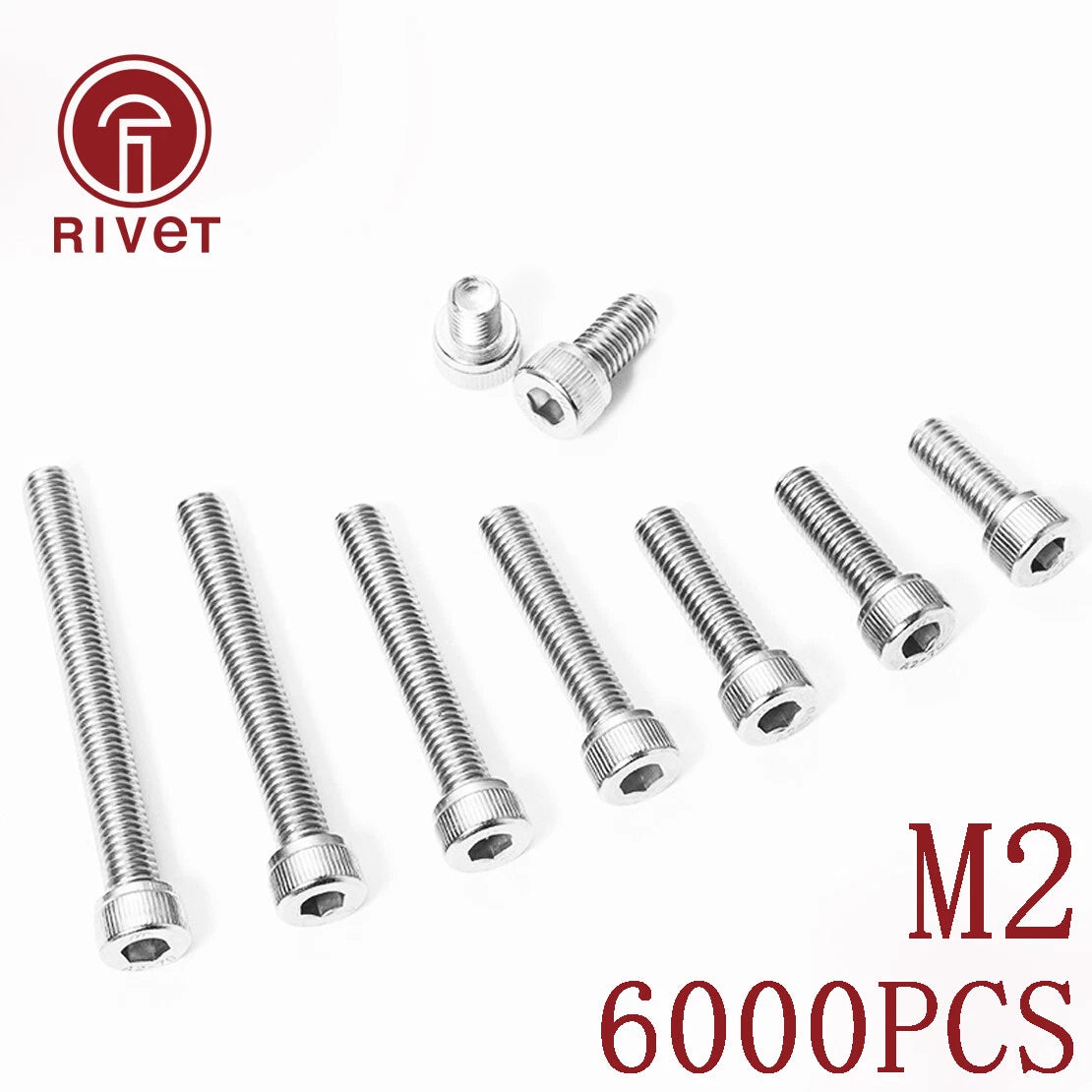 M2 Stainless Steel 304 Hexagon Hex Socket Head Cap | Built Supply Co