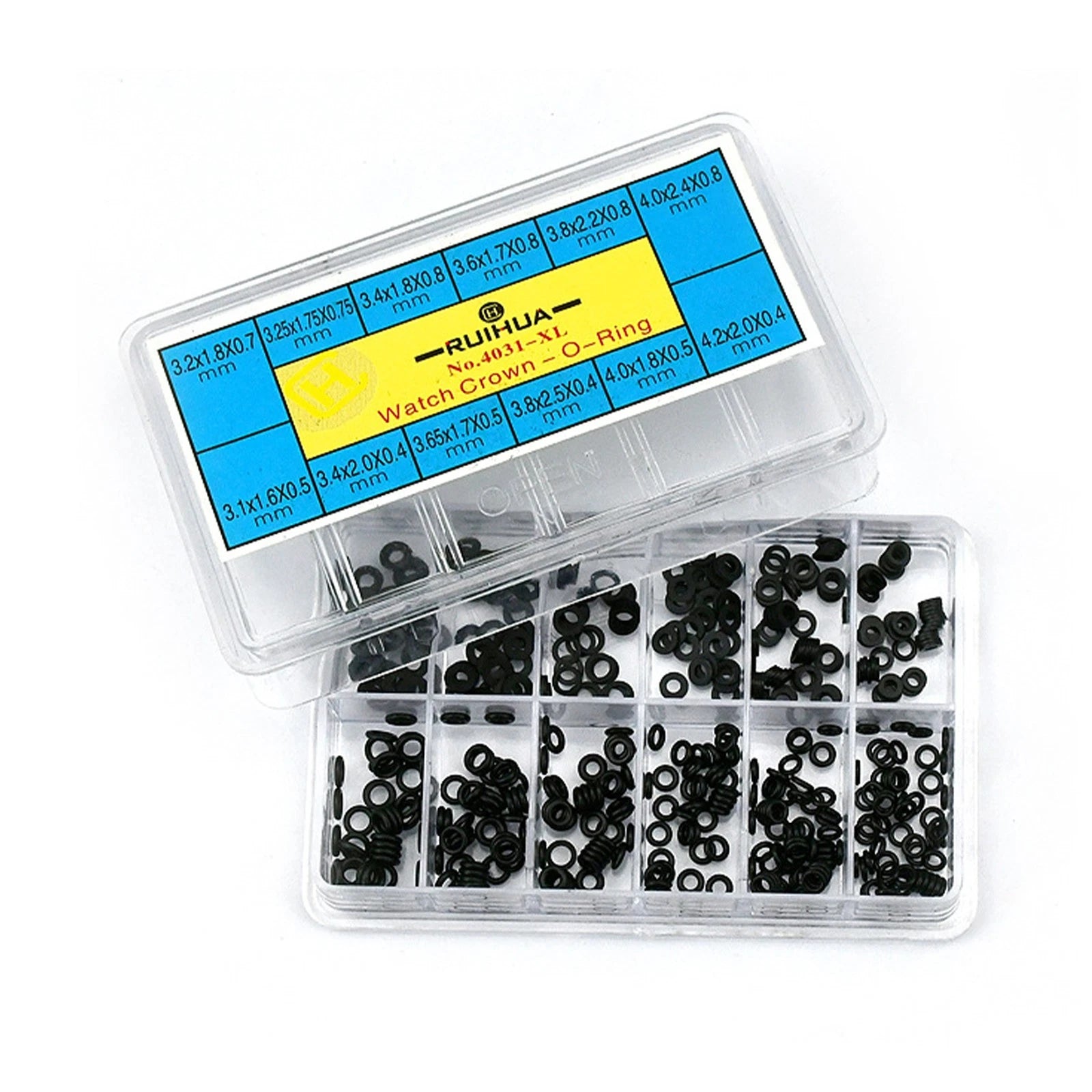 12 Popular Sizes Waterproof Rubber Assorted O-ring Gasket For Watch
