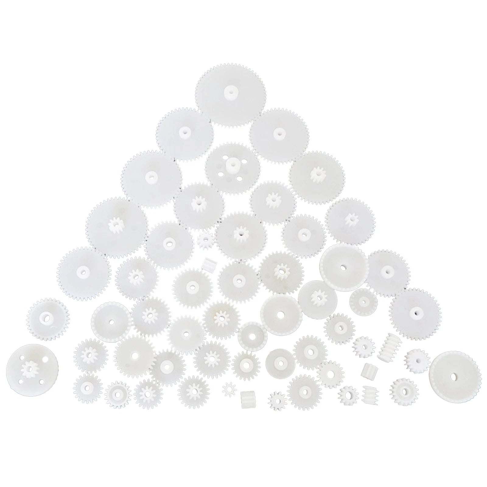 58 Sizes Plastic Gears Toy Motor Crown Gear Set For Diy Rc Car Robot