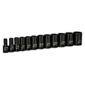 Capri Tools 3/8 In. Drive Semi-Deep Impact Socket Set, 6-Point, Sae
