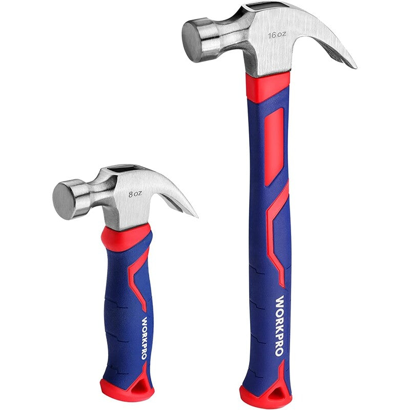 WORKPRO 2-Piece Claw Hammer Set by WORKPRO
