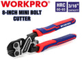 Workpro 8-inch Mini Bolt Cutter Security Lock With Bi-material