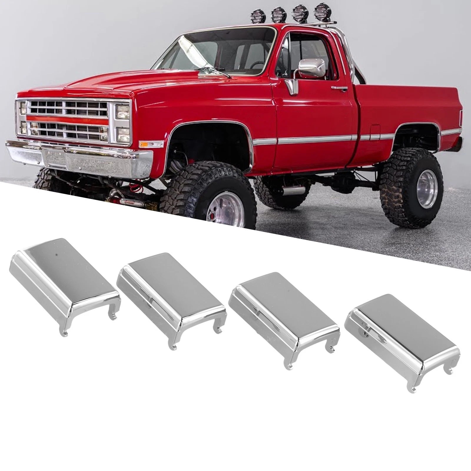 4 Pack Truck Door Pull Strap Covers For Chevy For Gmc Trucks 1981 1991