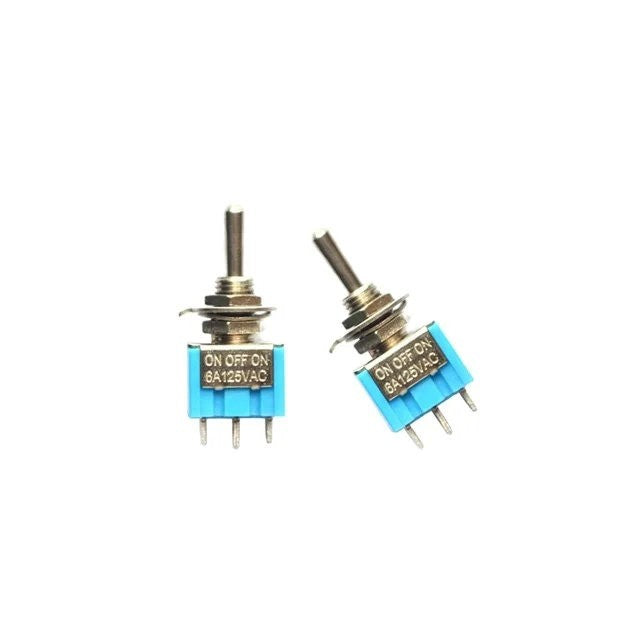 3 Pin 3 Position on-Off-on Spdt Latching Toggle Switch Mts-103 125v/6a