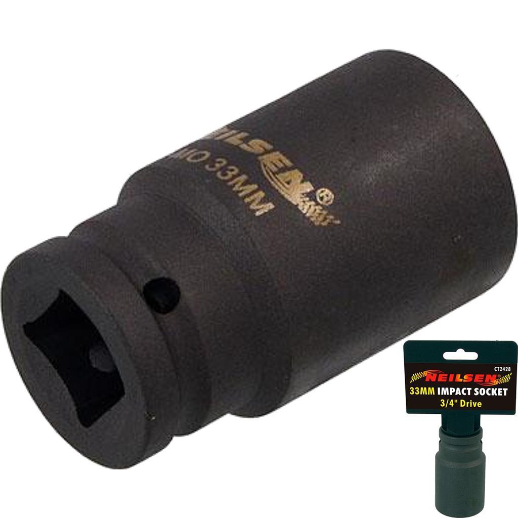 Neilsen 3/4" Drive Deep Square Metric Socket 33mm