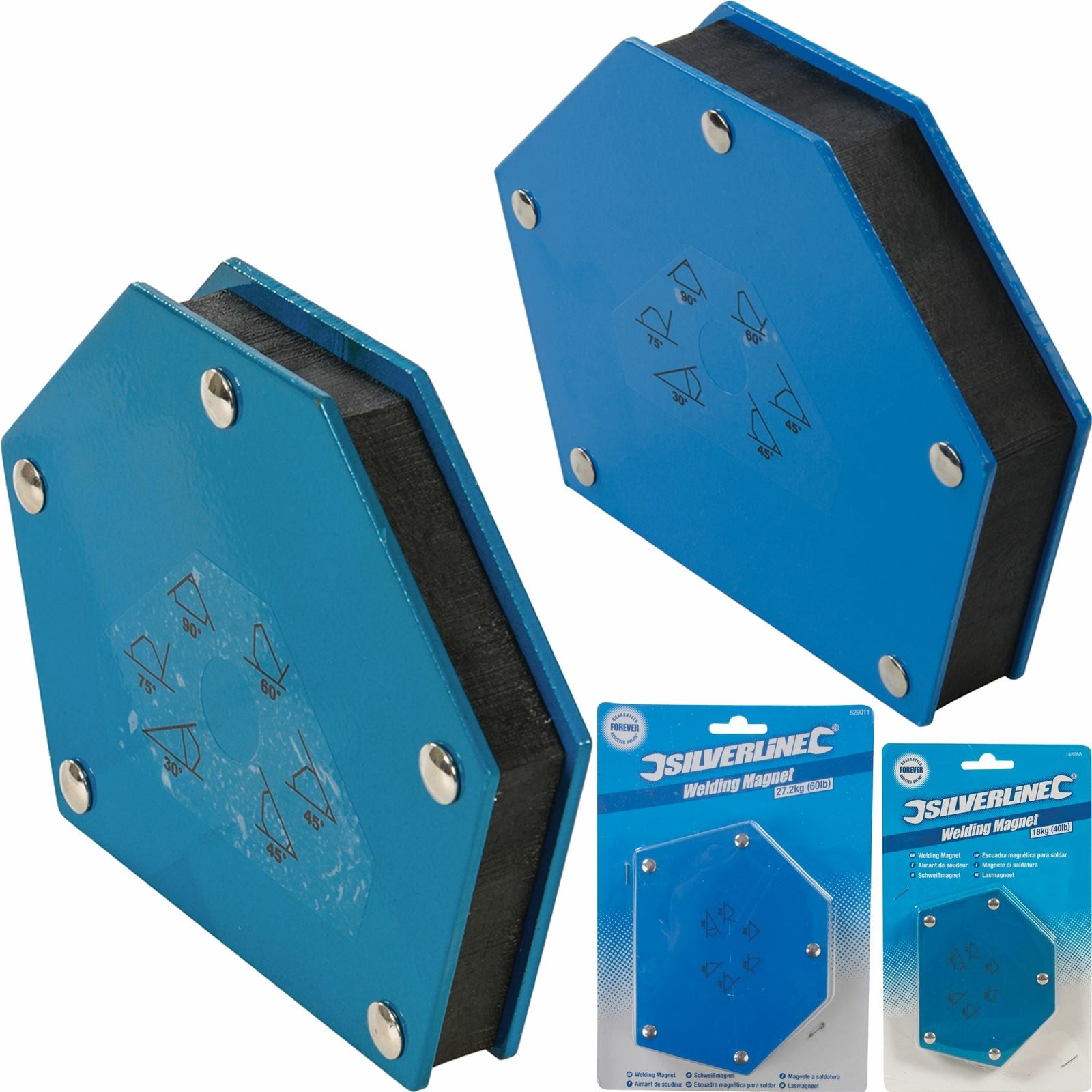 Silverline Welding Magnet - Right Angle Holder