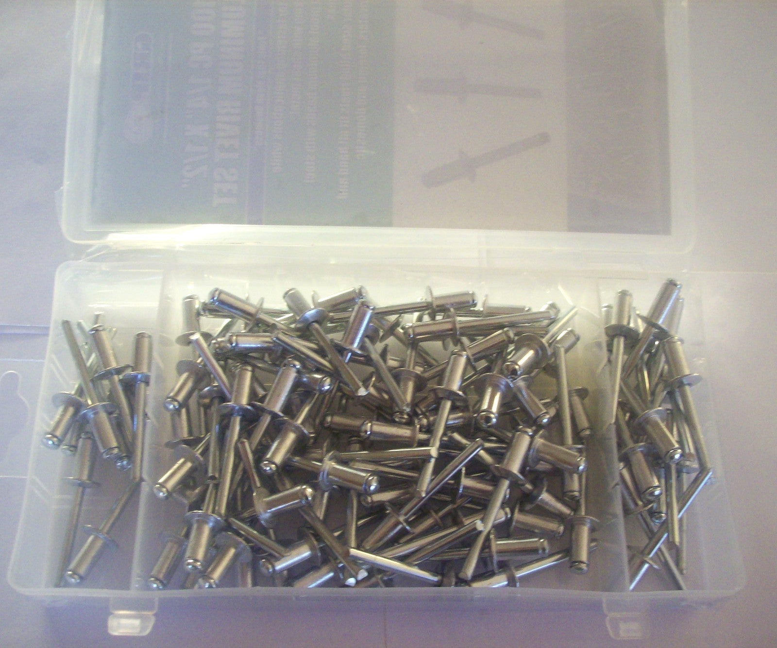 100PC GRIP TOOLS ALUMINUM POP RIVET SET 1/4" x 1/2" HAND & AIR RIVETERS 61040Ope
