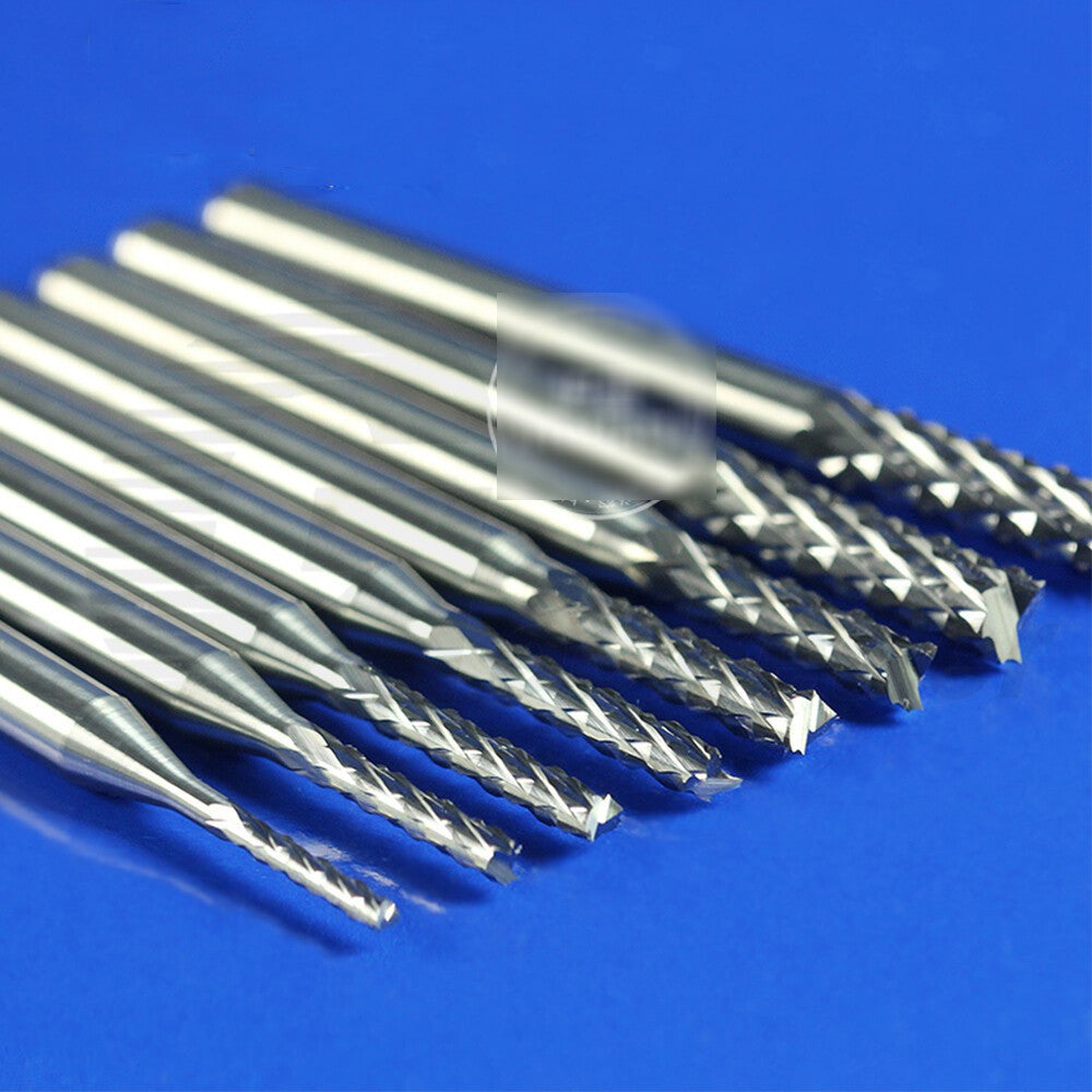 Micro Solid Carbide PCB Engraving Bit 10 Pack