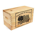 Sheffield Pine Craft Ammo Box W Crafted In Usa Design, Made In Usa