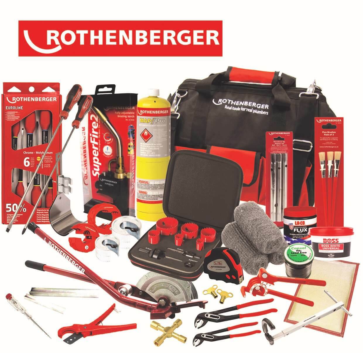 Rothenberger ULTIMATE Plumbers Tool Bag Kit