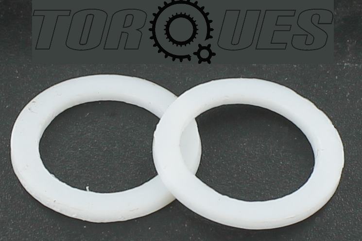 AN-6 ( 6AN) 9/16" I.D Bulkhead PTFE Washer Pair of (2 Pack)