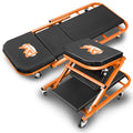 40"x 4.7"x 17.3" 330lbs Capacity Z-shaped Foldable Orange 2-in-1