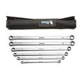Capri Tools 0 Degree Offset Extra Long Box End Wrench Set, Metric,