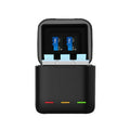 3-slot Battery Charger Box With Indicator Display For Gopro Hero 9 10