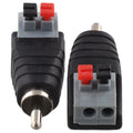 Easy To Use Speaker Wire Av Cable Adapter With Male | Built Supply Co